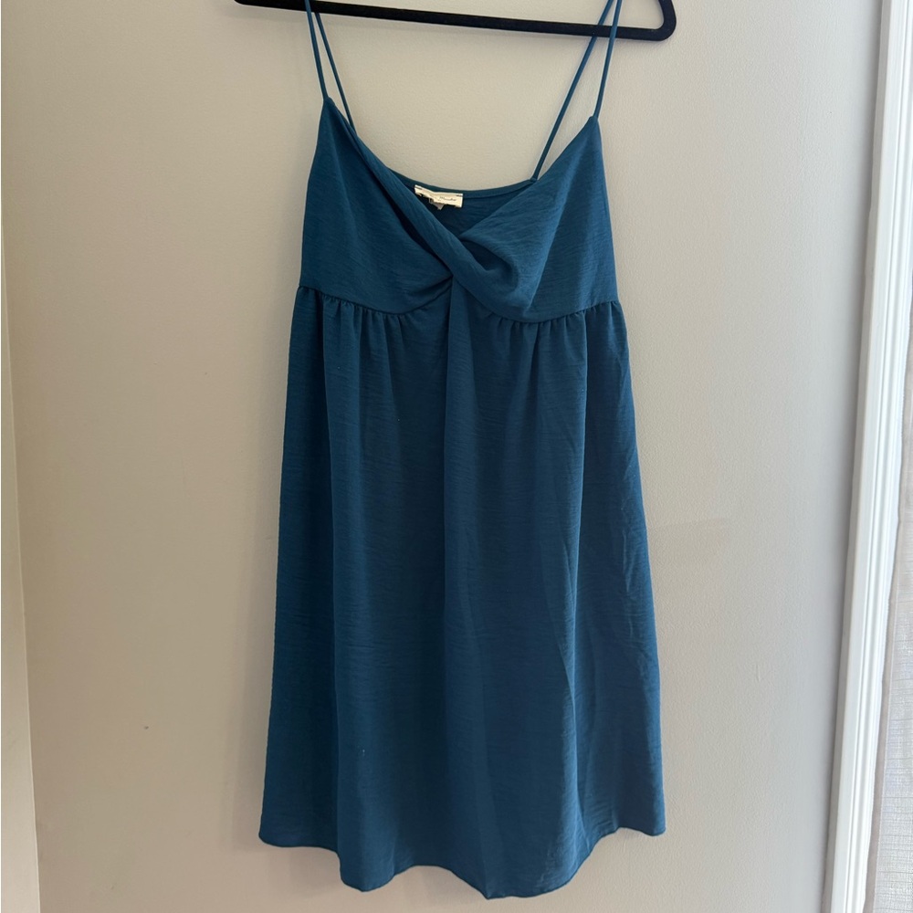 See You Monday Green and Blue Sleeveless Camisole